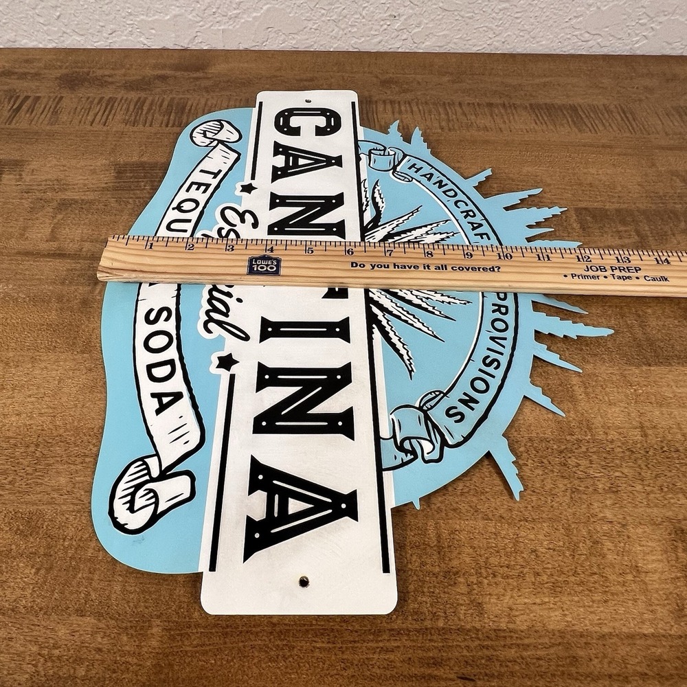 CANTINA ESPECIAL TEQUILA SODA METAL SIGN - Picture 8 of 8